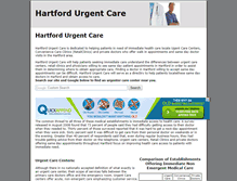 Tablet Screenshot of hartfordurgentcare.com